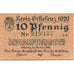 Billete, Alemania, Erkelenz Kreis, 10 Pfennig, valeur faciale, 1920, 1920-06-24