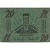 Banknote, Germany, Eisenberg Kreis Sitz in Corbach, 20 Pfennig, personnage