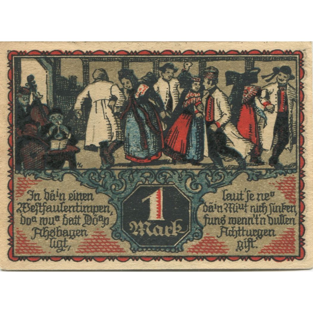 Banknote, Germany, Eisbergen a.W. Spar und Darlehenskasse der Gemeinde, 50