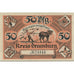 Banknote, Germany, Dramburg Kreisausschuß, 50 Pfennig, Texte, 1920, 1920-08-06