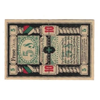 Banknote, Germany, Frose Gemeinde, 10 Pfennig, Texte, AU(55-58), Mehl:398.1