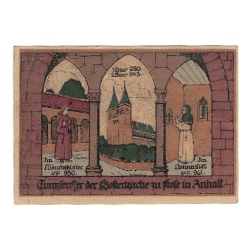 Billete, Alemania, Frose Gemeinde, 50 Pfennig, personnage, 1921, 1921-03-15