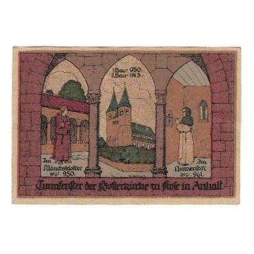 Banconote, Germania, Frose Gemeinde, 50 Pfennig, personnage 2, 1921, 1921-03-15