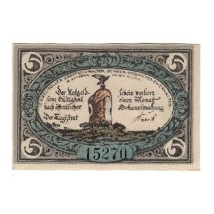 Banknote, Germany, Freienwalde Stadt, 5 Pfennig, valeur faciale 1, 1920