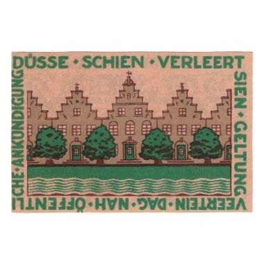 Banknote, Germany, Friedrichstadt Stadt, 75 Pfennig, Batiment, 1921, 1921-08-28