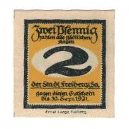 Banknote, Germany, Freiberg Stadt, 2 Pfennig, valeur faciale, 1921, 1921-07-22