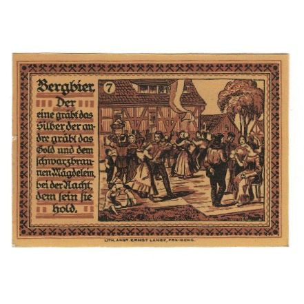 Banknote, Germany, Freiberg Stadt, 75 Pfennig, personnage 6, 1921, 1921-12-31
