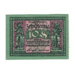 Banknote, Germany, Freiberg Stadt, 10 Pfennig, personnage 1, 1918, 1918-12-31