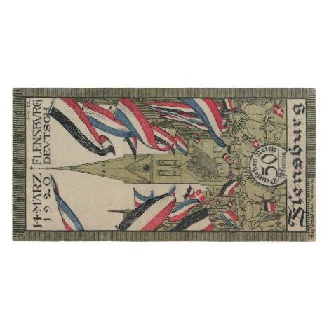 Banknote, Germany, Flensburg Stadt, 50 Pfennig, Texte, 1921, 1921-03-14