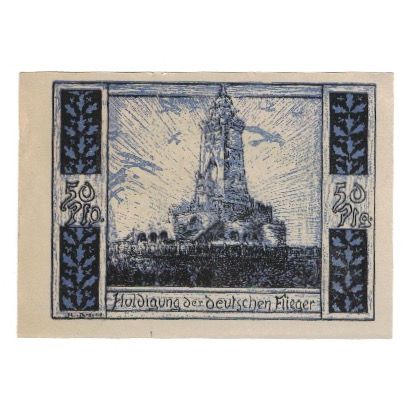 Billet, Allemagne, Frankenhausen am Kyffhäuser Städtische Sparkasse, 50