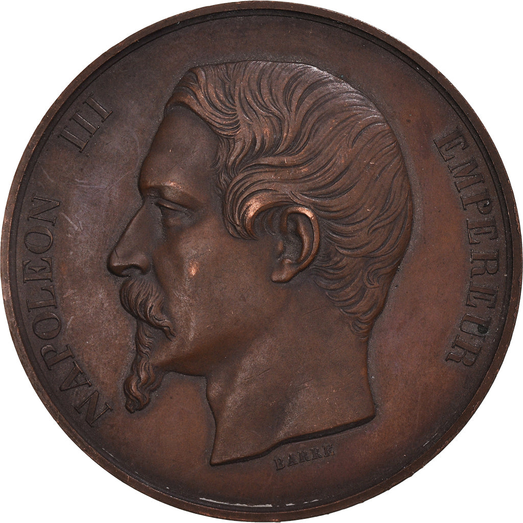 Frankreich, Medaille, Napoléon III, Lycée Impérial Saint-Louis, 1857, Barre