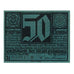 Biljet, Duitsland, Erfurt Stadt, 50 Pfennig, personnage 4, 1921, 1921-04-07