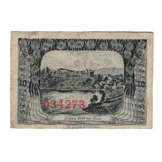 Banknote, Germany, Cochem Landkreis, 10 Pfennig, paysage, 1921, EF(40-45)
