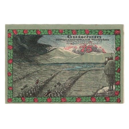 Banknote, Germany, Bochum Provinzialverband Kriegsbeschädigter und