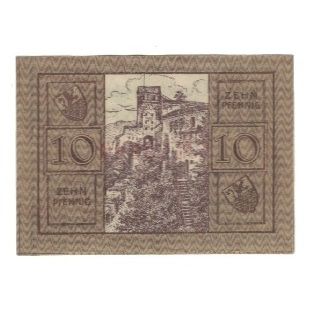 Banknote, Germany, St. Goar Stadt, 10 Pfennig, Batiment, 1920, 1920-10-15