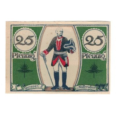 Banknote, Germany, Hamm Stadt, 25 Pfennig, personnage 2, 1921, 1921-10-01