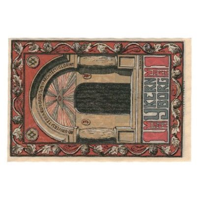 Banknote, Germany, Eckernforde Verwaltungsrat der Ykernburg, 1 Mark, porte