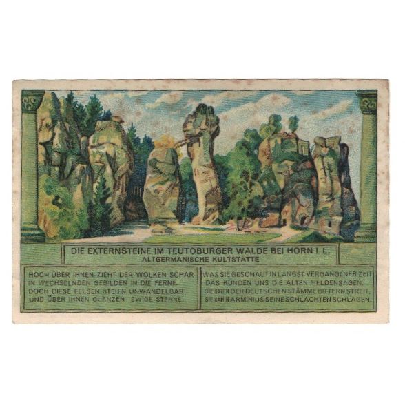 Banknote, Germany, Horn Amtsgemeinde, 1 Mark, paysage, 1921, 1921-12-31