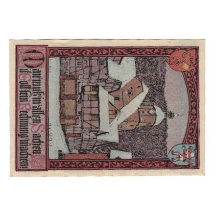 Banknote, Germany, Sooden a.d. Werra, Bad Gemeinde, 25 Pfennig, Eglise, undated