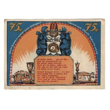 Banknote, Germany, Köslin Stadt, 75 Pfennig, Batiment, 1921, AU(50-53)