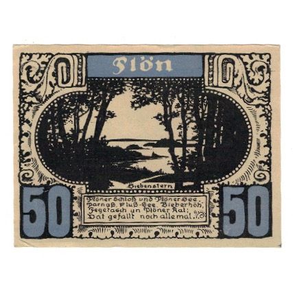 Banknote, Germany, Plön Ost-Holsteinisches Tageblatt und Plöner Zeitung, 50