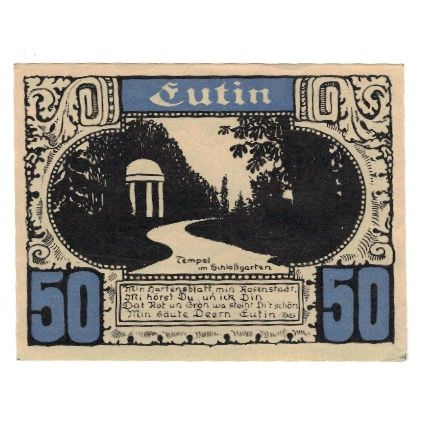 Banknote, Germany, Plön Ost-Holsteinisches Tageblatt und Plöner Zeitung, 50