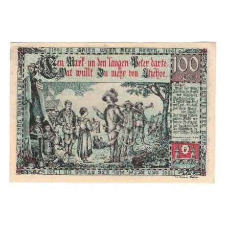 Banknote, Germany, Itzehoe Stadt, 1 Mark, personnage, 1920, 1920-08-02