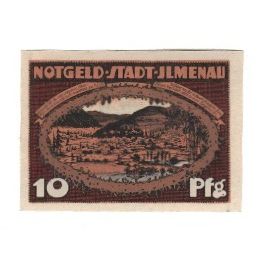 Banknote, Germany, Ilmenau Stadt, 10 Pfennig, paysage, 1921, 1921-01-01