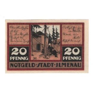 Banknote, Germany, Ilmenau Stadt, 20 Pfennig, personnage, 1921, 1921-01-01