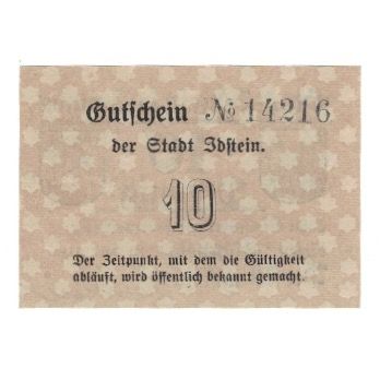 Banknote, Germany, Idstein Stadt, 10 Pfennig, valeur faciale, undated (1920)
