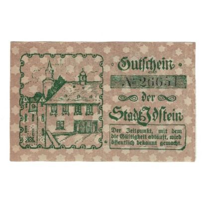 Banconote, Germania, Idstein Stadt, 50 Pfennig, valeur faciale, undated (1920)