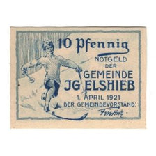 Banknote, Germany, Igelshieb Gemeinde, 10 Pfennig, personnage, 1921, 1921-04-01