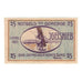 Banknote, Germany, Igelshieb Gemeinde, 25 Pfennig, personnage, 1921, 1921-04-01