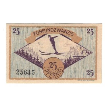 Banknote, Germany, Igelshieb Gemeinde, 25 Pfennig, personnage, 1921, 1921-04-01