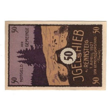 Banknote, Germany, Igelshieb Gemeinde, 50 Pfennig, train, 1921, 1921-04-01