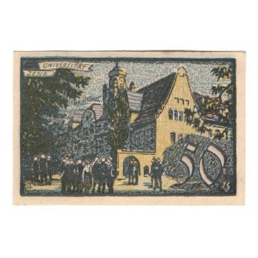 Banknote, Germany, Jena Stadt, 50 Pfennig, batiment 1, 1921, 1921-05-01