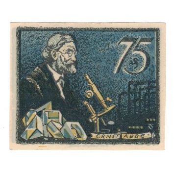 Banknote, Germany, Jena Stadt, 75 Pfennig, personnage 1, 1921, 1921-05-01