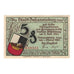 Billet, Allemagne, Johannisburg Stadt, 5 Pfennig, Batiment, 1921, 1921-10-01