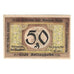 Banknote, Germany, Kellinghusen Stadt, 50 Pfennig, Eglise, 1920, 1920-08-06