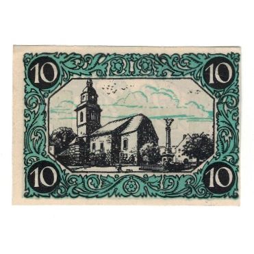 Banknote, Germany, Kindelbrück Stadt, 10 Pfennig, Eglise, 1920, 1920-11-23