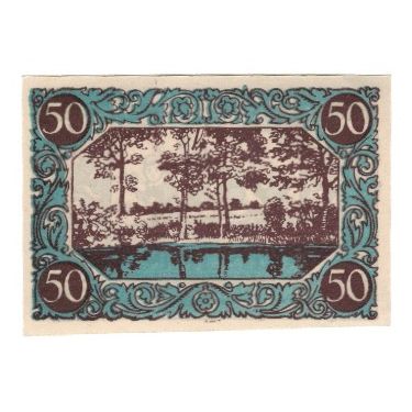 Billet, Allemagne, Kindelbrück Stadt, 50 Pfennig, paysage, 1920, 1920-11-23