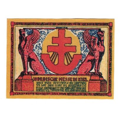 Banknote, Germany, Kiel Nordische Messe, 10 Pfennig, Texte, 1921, 1921-09-18