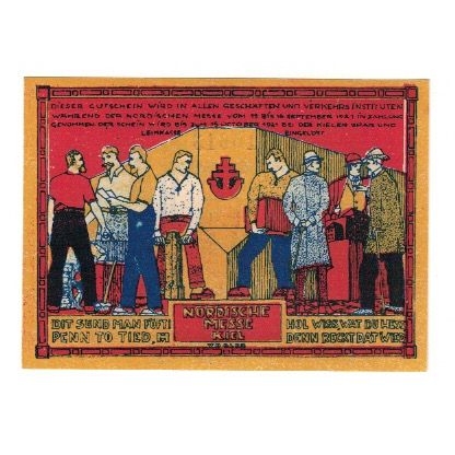 Banknote, Germany, Kiel Nordische Messe, 50 Pfennig, Texte, 1921, 1921-09-18