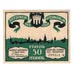 Geldschein, Deutschland, Kitzingen Stadt, 50 Pfennig, personnage 5, 1921