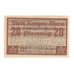 Banknote, Germany, Kempen a. Rh. Stadt, 20 Pfennig, Batiment, 1920, 1920-03-09