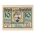 Banknote, Germany, Kranichfeld Stadt, 10 Pfennig, paysage, 1921, 1921-02-22