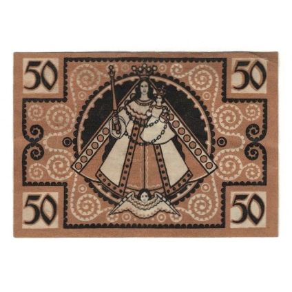 Banknote, Germany, Kevelaer Gemeinde, 50 Pfennig, personnage, 1921, 1921-06-01