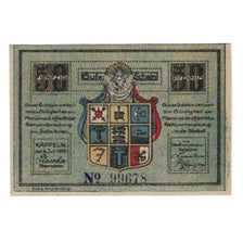 Banknote, Germany, Kappeln Stadt, 50 Pfennig, personnage, 1920, 1920-07-06