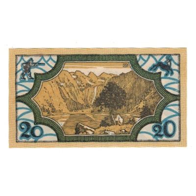 Banknote, Germany, Königssee Gemeinde, 20 Pfennig, paysage, 1921, 1921-03-26