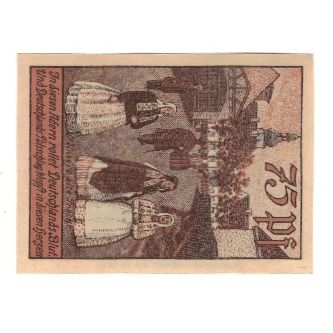 Billet, Allemagne, Leobschütz Stadt, 75 Pfennig, personnage, 1922, 1922-12-31